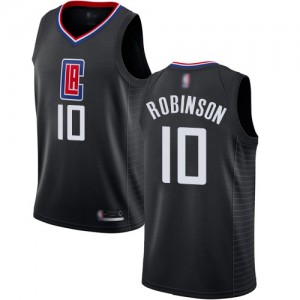 Authentic Women's Jerome Robinson Black Jersey - #10 Basketball Los Angeles Clippers Statement Edition