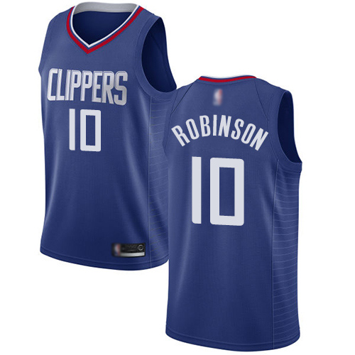 Swingman Men's Jerome Robinson Blue Jersey - #10 Basketball Los Angeles Clippers Icon Edition