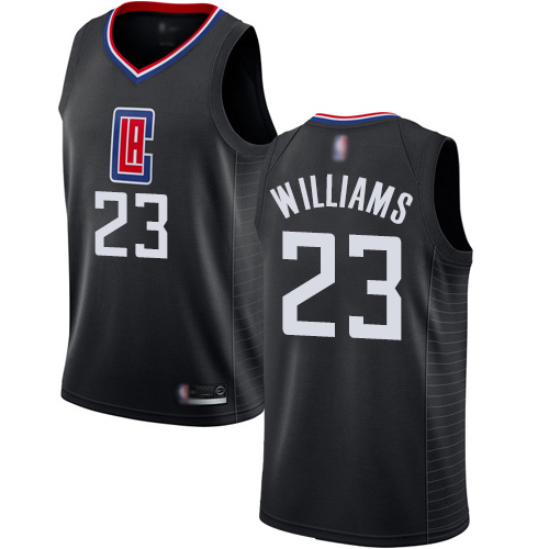 Swingman Men's Louis Williams Black Jersey - #23 Basketball Los Angeles Clippers Statement Edition
