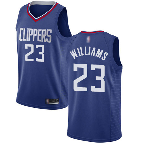 Swingman Men's Louis Williams Blue Jersey - #23 Basketball Los Angeles Clippers Icon Edition