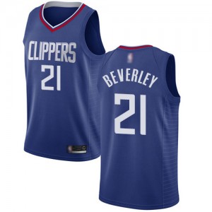 Swingman Men's Patrick Beverley Blue Jersey - #21 Basketball Los Angeles Clippers Icon Edition