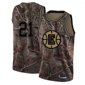 Swingman Men's Patrick Beverley Camo Jersey - #21 Basketball Los Angeles Clippers Realtree Collection