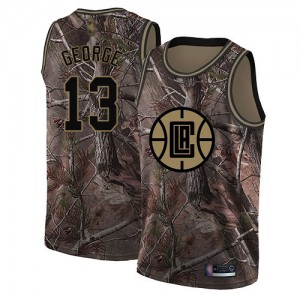 Swingman Youth Paul George Camo Jersey - #13 Basketball Los Angeles Clippers Realtree Collection