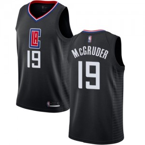 Authentic Women's Rodney McGruder Black Jersey - #19 Basketball Los Angeles Clippers Statement Edition