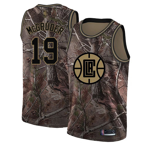 Swingman Women's Rodney McGruder Camo Jersey - #19 Basketball Los Angeles Clippers Realtree Collection