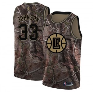 Swingman Women's Wesley Johnson Camo Jersey - #33 Basketball Los Angeles Clippers Realtree Collection